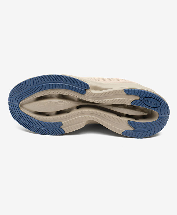 Erkek Bej Lacivert Spor Ayakkabı - 6