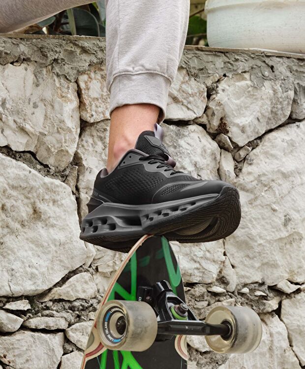 Erkek Koyu Gri Siyah Spor Ayakkabı - 8