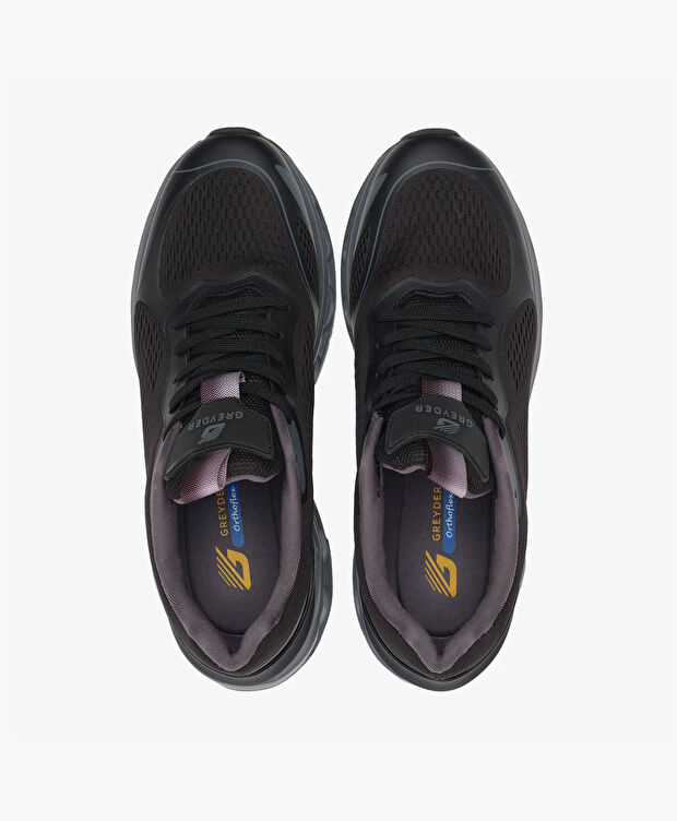 Erkek Siyah Füme Spor Ayakkabı - 5