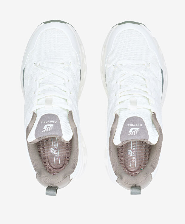 Erkek Beyaz Spor Ayakkabı - 5