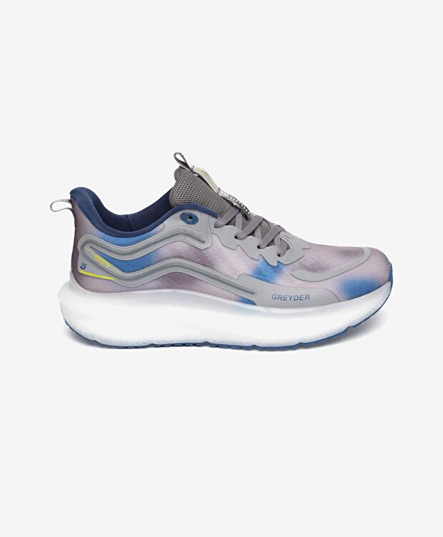 Gri Mavi Spor Ayakkabı - 1