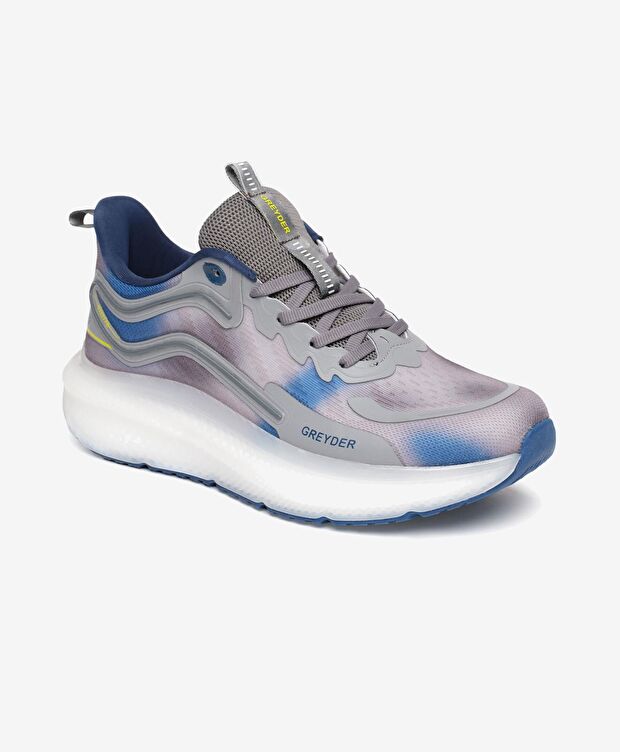 Gri Mavi Spor Ayakkabı - 2