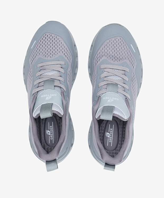 Erkek Gri Spor Ayakkabı - 5