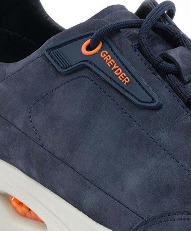 Erkek Lacivert Hakiki Deri Spor Ayakkabı - 5