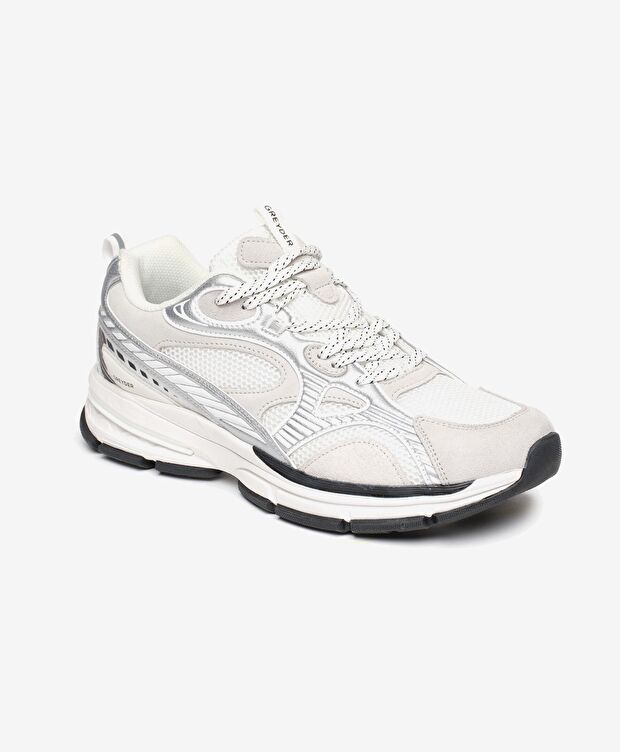 Erkek Beyaz Hakiki Deri Spor Ayakkabı - 2