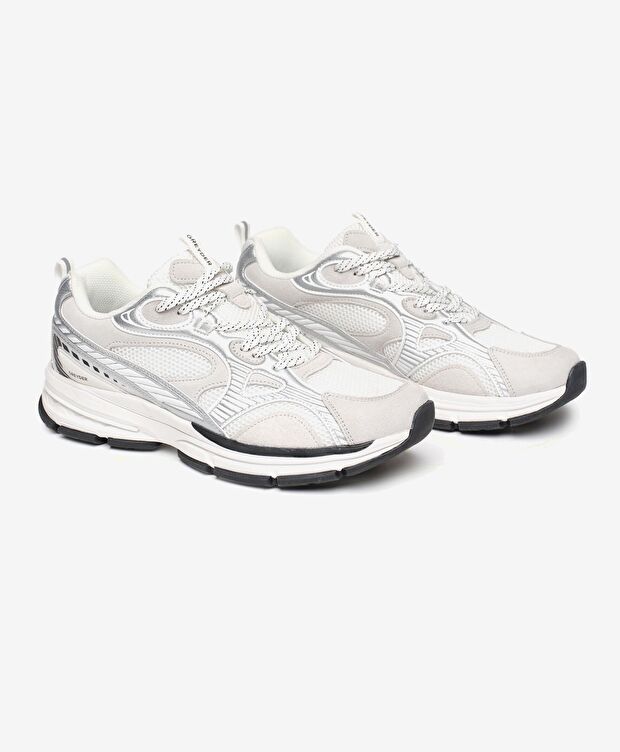 Erkek Beyaz Hakiki Deri Spor Ayakkabı - 3