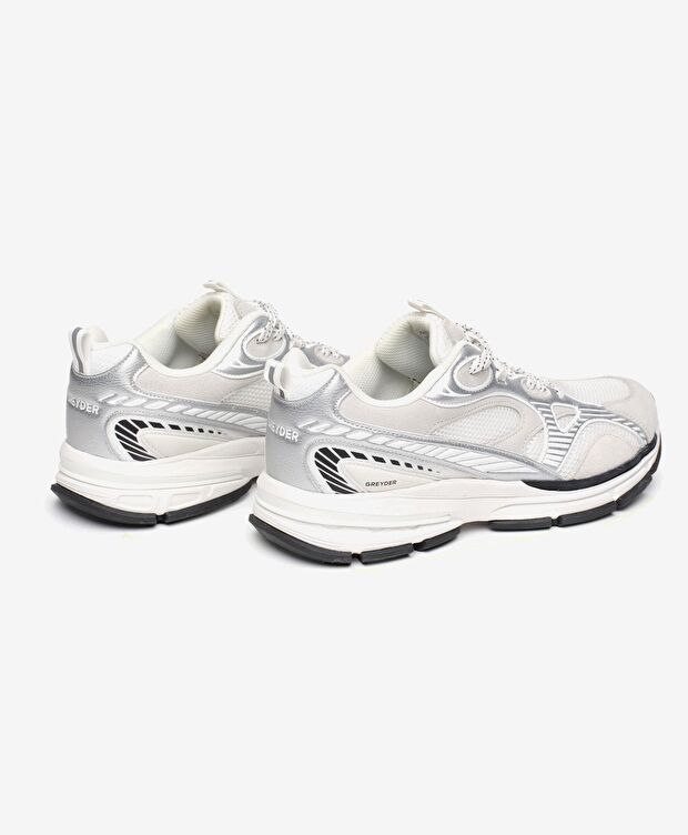 Erkek Beyaz Hakiki Deri Spor Ayakkabı - 4