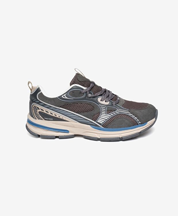 Erkek Antrasit Hakiki Deri Spor Ayakkabı - 1