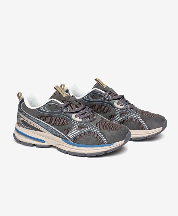 Erkek Antrasit Hakiki Deri Spor Ayakkabı - 3