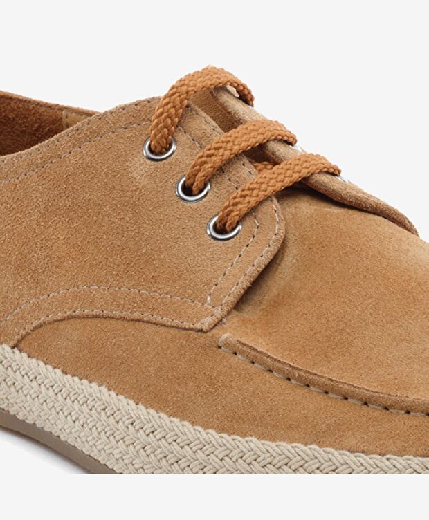 Erkek Tarçın Hakiki Deri Oxford Ayakkabı - 5