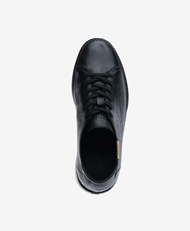 Erkek Siyah Hakiki Deri Comfort Ayakkabı - 4