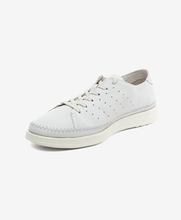 Erkek Kirli Beyaz Hakiki Deri Comfort Ayakkabı - 3