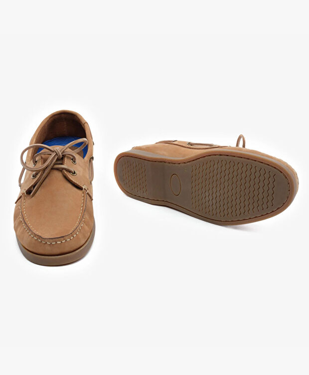 Erkek Deve Tüyü Hakiki Deri Marine Ayakkabı - 6