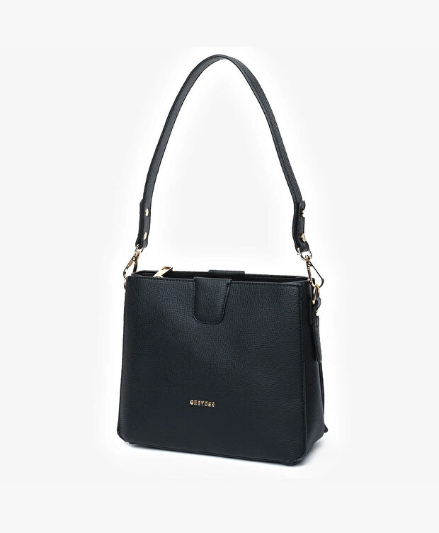 Kadın Siyah Omuz Çantası - 2