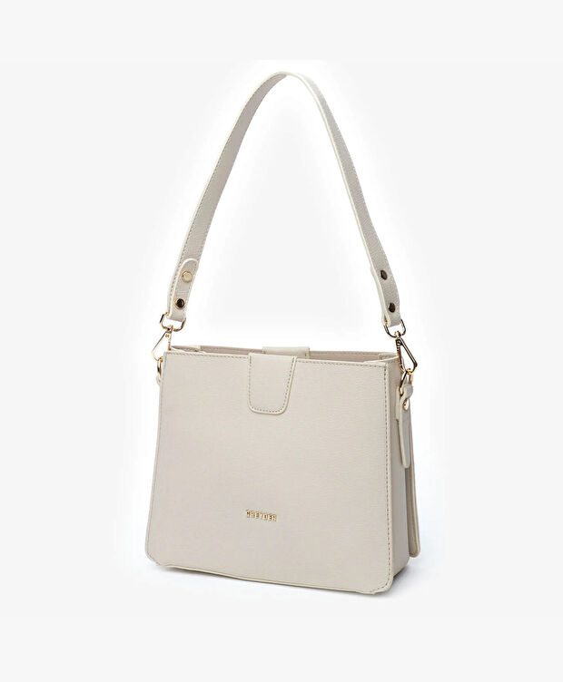 Kadın Bej Omuz Çantası - 6