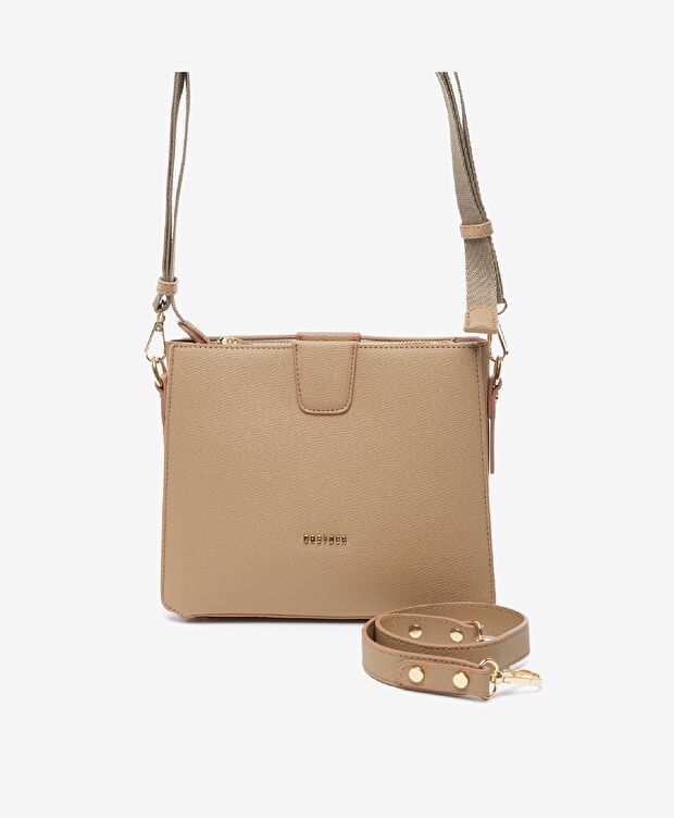 Kadın Deve Tüyü Omuz Çantası - 7