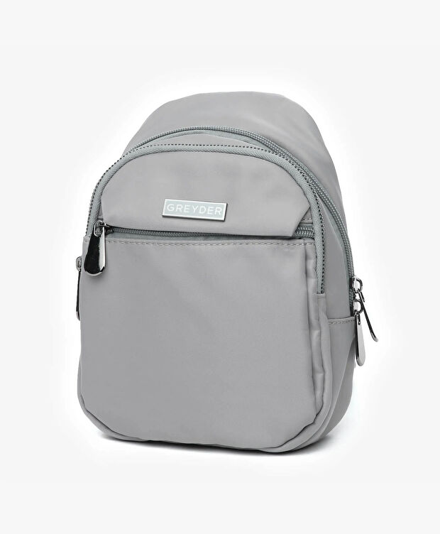 Kadın Açık Gri Sırt Çantası - 6