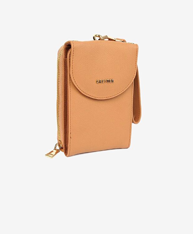 Kadın Deve Tüyü Çapraz Çanta - 6