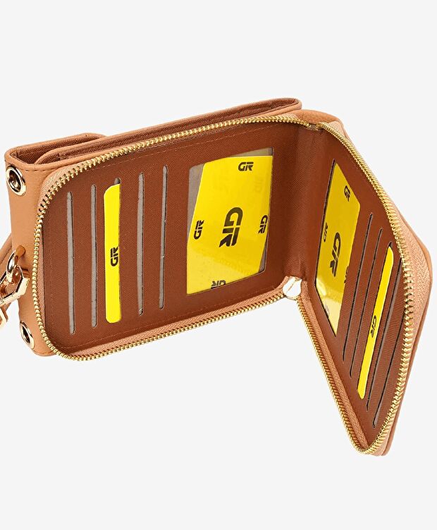 Kadın Deve Tüyü Çapraz Çanta - 5