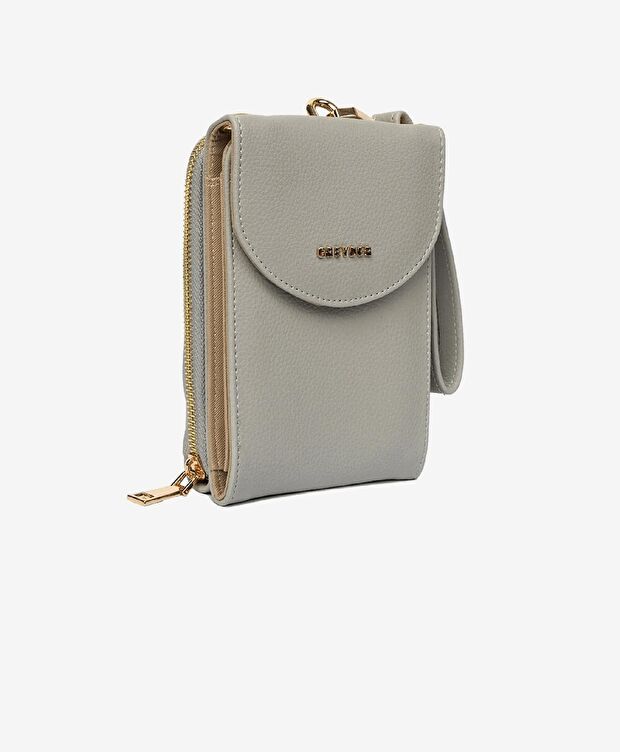 Kadın Gri Çapraz Çanta - 4