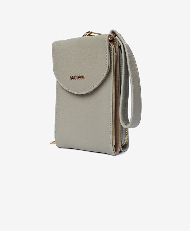 Kadın Gri Çapraz Çanta - 5