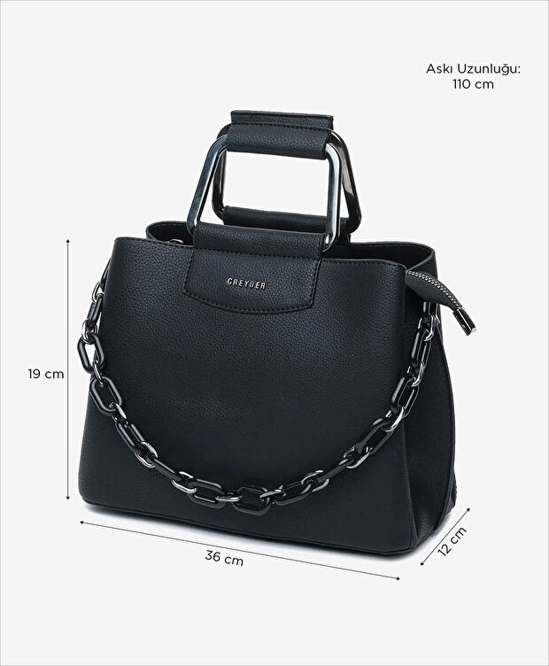 Kadın Siyah Kol Çantası - 2