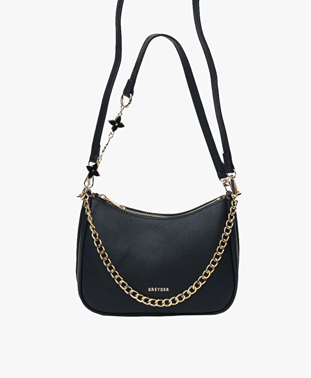 Kadın Siyah Omuz Çantası - 3