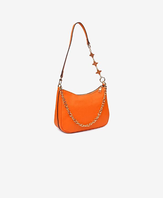 Kadın Turuncu Omuz Çantası - 4