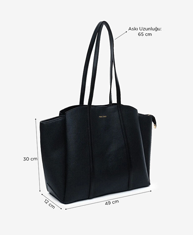 Kadın Siyah Omuz Çantası - 6