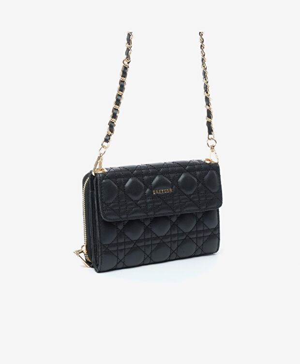 Kadın Siyah Omuz Çantası - 6