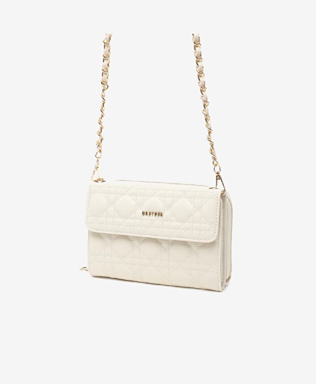 Kadın Ekru Omuz Çantası - 3