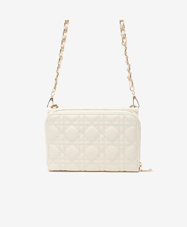 Kadın Ekru Omuz Çantası - 4