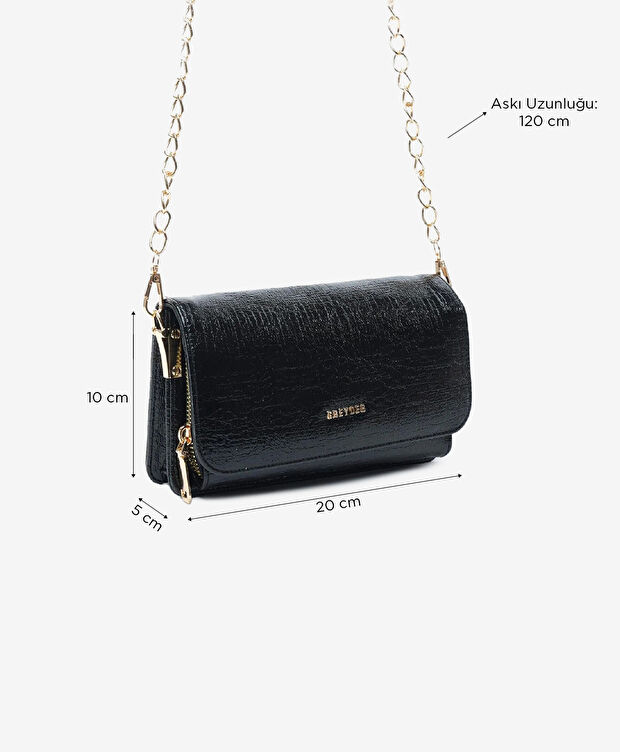 Kadın Siyah Omuz Çantası - 6