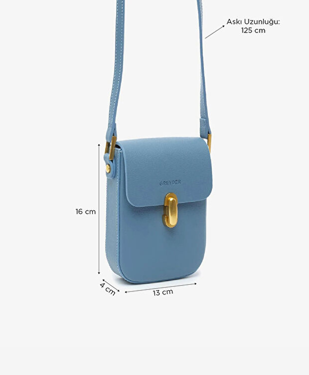 Kadın Mavi Çapraz Çanta - 2