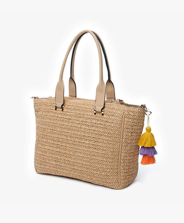 Kadın Deve Tüyü Omuz Çantası - 2