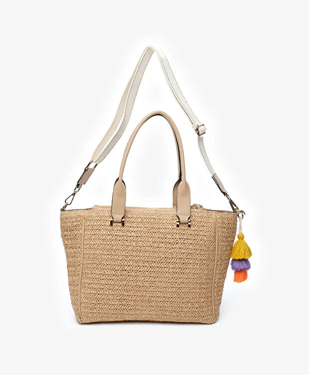 Kadın Deve Tüyü Omuz Çantası - 3