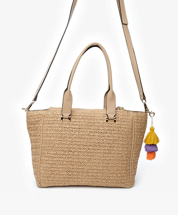 Kadın Deve Tüyü Omuz Çantası - 4