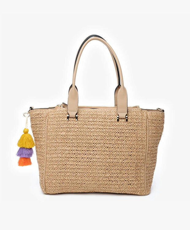 Kadın Deve Tüyü Omuz Çantası - 5