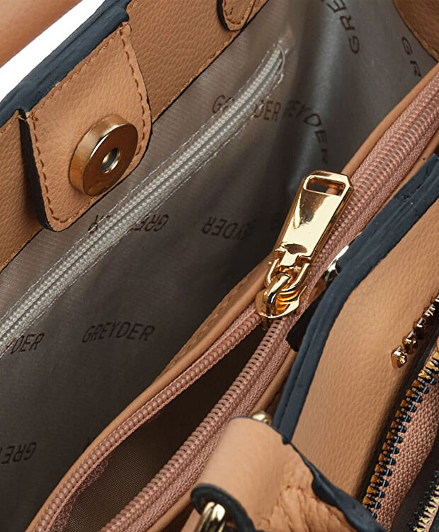 Kadın Deve Tüyü Kol Çantası - 5