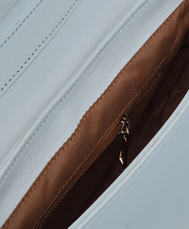 Kadın Beyaz Omuz Çantası - 5