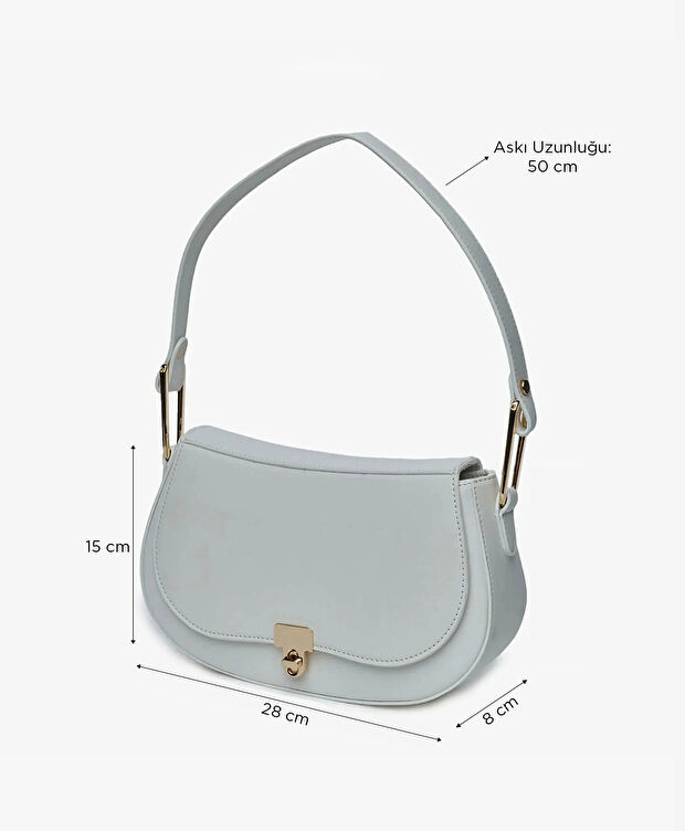 Kadın Beyaz Omuz Çantası - 2