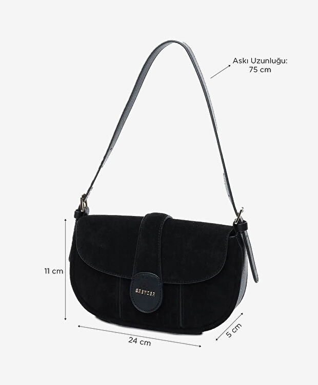 Kadın Siyah Omuz Çantası - 2