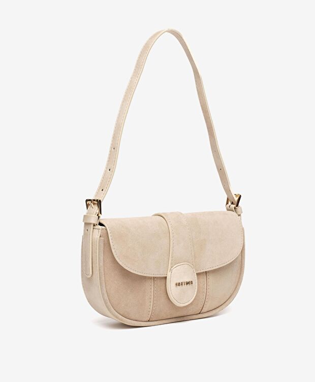 Kadın Koyu Bej Omuz Çantası - 5