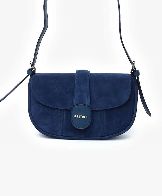 Kadın Lacivert Omuz Çantası - 4