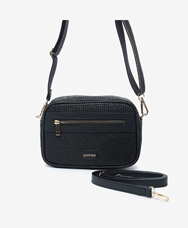 Kadın Siyah Omuz Çantası - 7