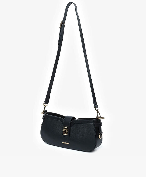 Kadın Siyah Omuz Çantası - 6