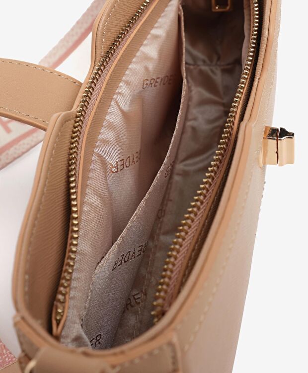 Kadın Kahverengi Omuz Çantası - 4