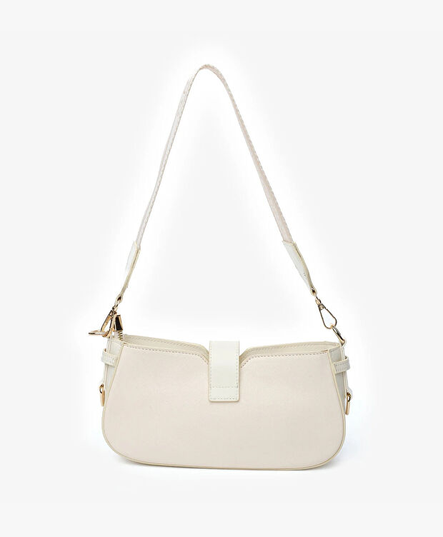 Kadın Ekru Omuz Çantası - 4