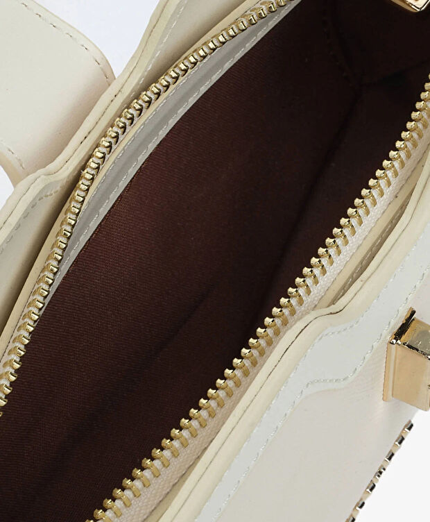 Kadın Ekru Omuz Çantası - 5