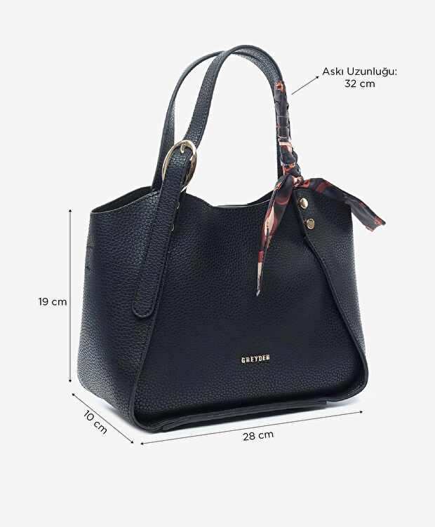 Kadın Siyah Kol Çantası - 7